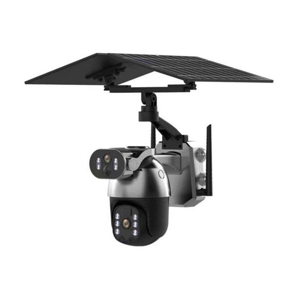 Сонячна камера 4G відеоспостереження з двома об'єктивами Q5max (234577337_3653) | Зображення 2