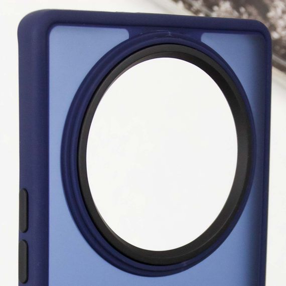 Чехол TPU+PC Lyon Frosted для Xiaomi Redmi A3 Navy Blue | Зображення 4