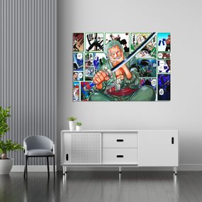 Плакат-постер з принтом Кавун One Piece Ван Піс Zoro Зоро Плакат комікс A4 ПЛ000691(A4)
