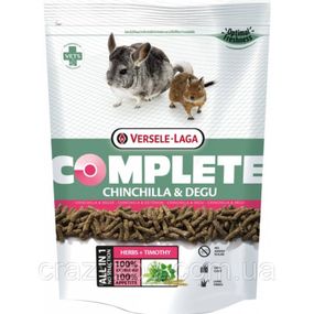 Корм для шиншил та дегу Versele-Laga Complete Chinchilla&Degu гранульований 500 г 612552