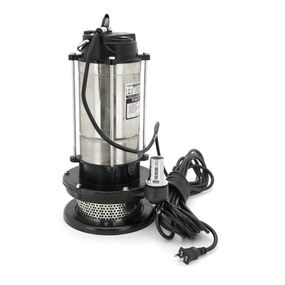 Занурювальний насос, 1500W, 220V, до 4 м³/год, підйом до 30 м, 25мм, нержавіюча сталь, 410х200х230 мм, 11.5 кг. + перехідник