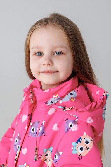 Куртка для дівчинки B-2323 86 см Малиновий (2000990256942D) shop (2000990256942) | Зображення 5