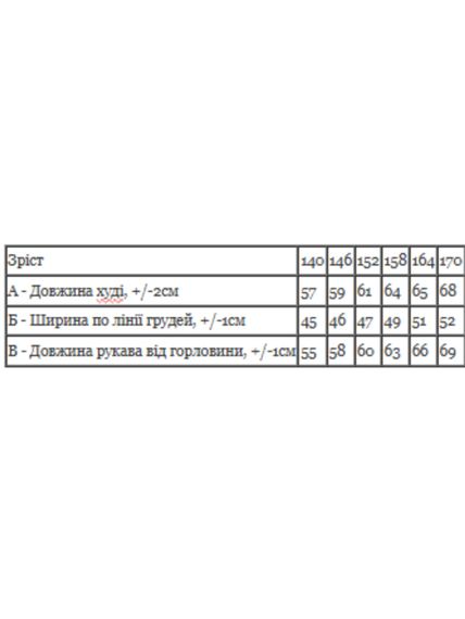 Худі для дівчинки (підлітковий) Носи своє 164 Малиновий (p-14132-208570) | Зображення 2