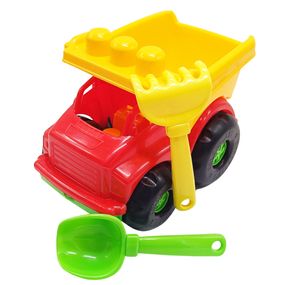 Детский песочный набор "Самосвал Тотоша №1" 0169 Красно-желтый