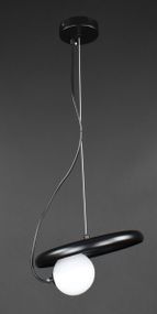 Люстра підвісна на 1 лампочку 27918 Чорний 25-180х25х25 см.