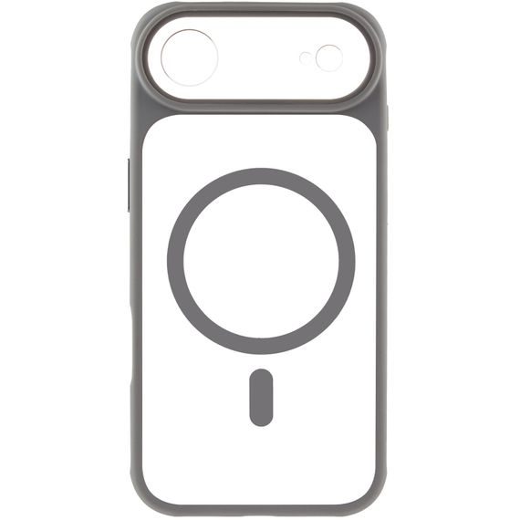 Чохол TPU+PC GETMAN Moon Clear with Magnetic Fit для Apple iPhone 17 Air (6.5") Grey | Зображення 1