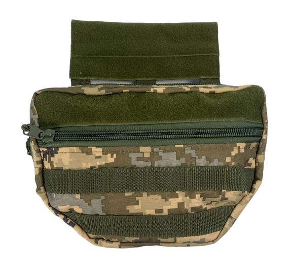 Напашник оксфорд PU піксель зелений