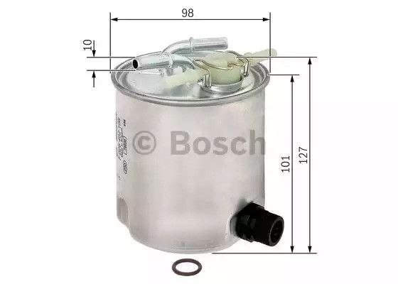 Фільтр паливний RENAULT KOLEOS, NISSAN X-TRAIL, BOSCH (F026402108) | Зображення 3