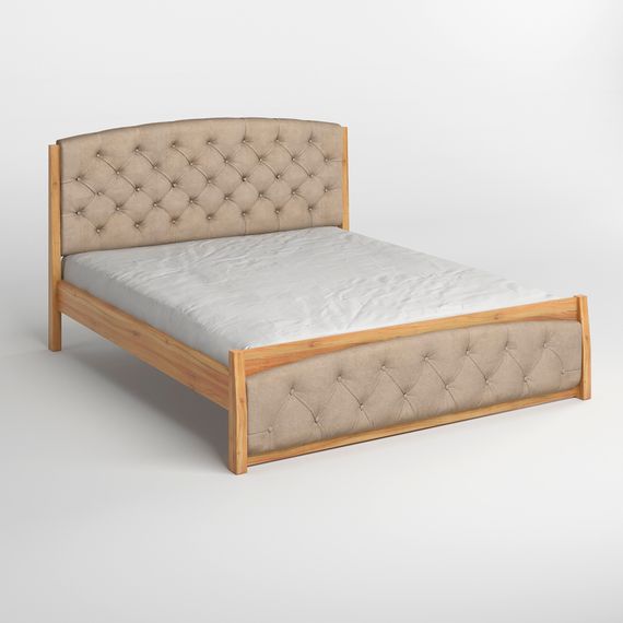 Полуторне ліжко Mebigrand Мехіко Горіх світлий/Аляска 23 120х190 см (MBG-1332) | Зображення 1