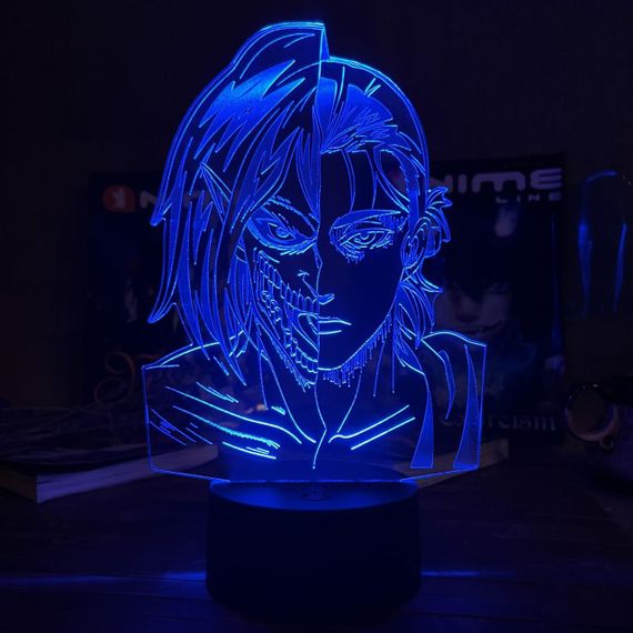 Акриловый светильник-ночник Эрен Егер синий tty-n001731