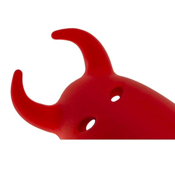 Міні вібратор-куля ,,Диявол,, Adrien Lastic силіконовий, червоний sexstyle | Зображення 1