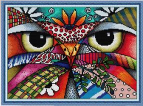 Набір для вишивання за нанесеною на канву схемою  "Eagle Painting". AIDA 14CT printed 40*30 см