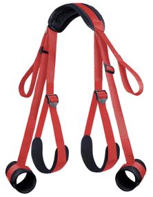 БДСМ бондаж червоного кольору для рольових ігор