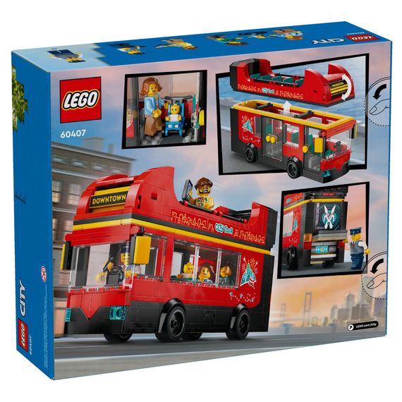 Конструктор LEGO City Червоний двоповерховий екскурсійний автобус (60407) | Зображення 8