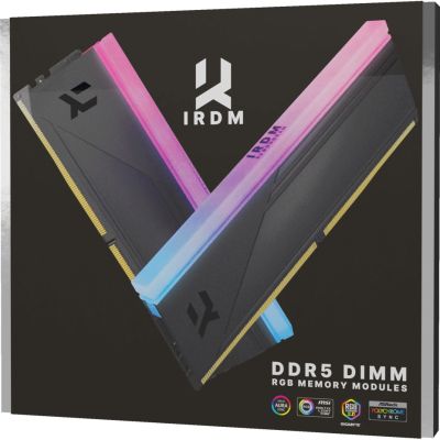 Модуль памяти для компьютера DDR5 32GB (2x16GB) 6000 MHz IRDM RGB Black Goodram (IRG-60D5L30S/32GDC) | Зображення 4