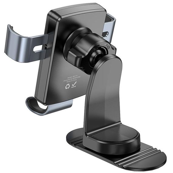 Автотримач Borofone BH119 Refined (center console) Black / Metal gray | Зображення 5