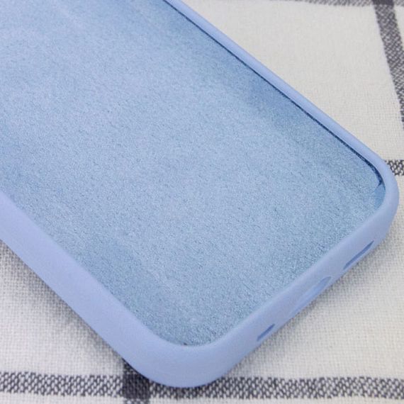 Чехол Silicone Case Full Protective (AA) NO LOGO для Apple iPhone 15 Pro (6.1") Голубой / Lilac Blue | Зображення 5