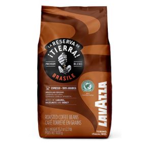 Кофе в зернах Lavazza Tierra Brasile 100% Арабика Лавацца Италия Оригинал шоколадные нотки средняя обжарка