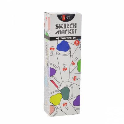 Маркер Santi sketch SM-01, красный (390491) - Топ Продаж! | Зображення 1