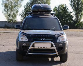 Кенгурятник WT025 (нерж.) для Hyundai Tucson JM 2004-2024 гг
