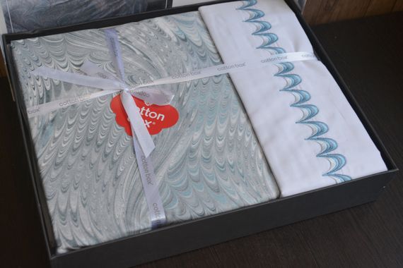 Комплект постільної білизни Cotton Box Elite Saten 200×220 Stilla Mavi | Зображення 5