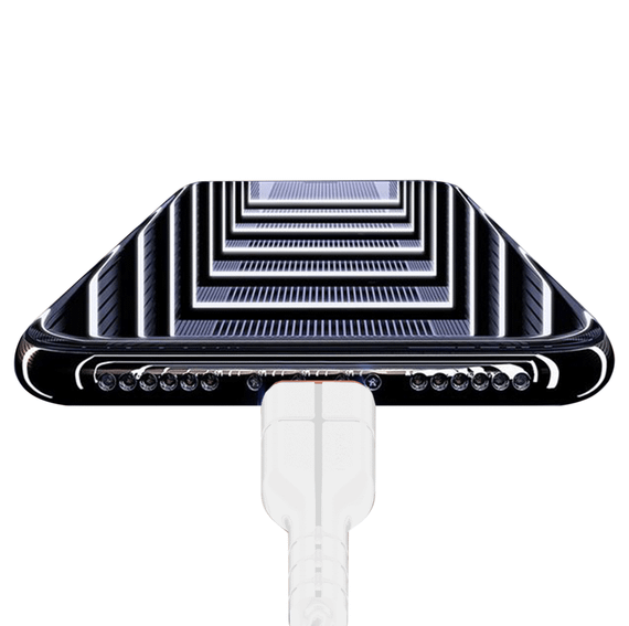 USB кабель Kaku KSC-299 USB - Lightning 1m - White | Зображення 1