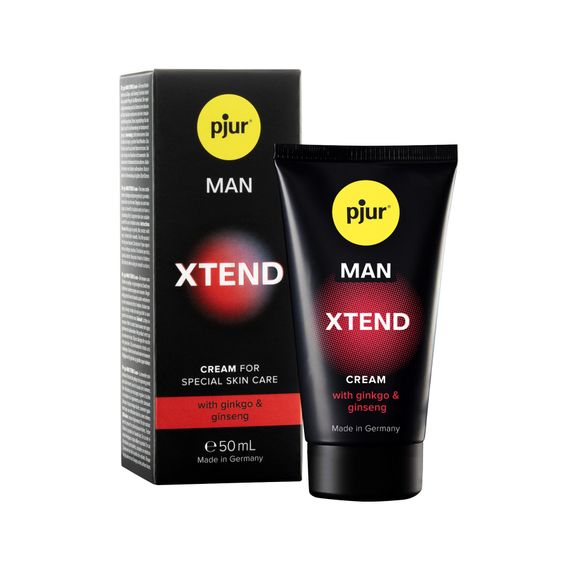 Крем для пеніса стимулювальний pjur MAN Xtend Cream 50 ml, з екстрактом гінкго та женьшеню | Зображення 3