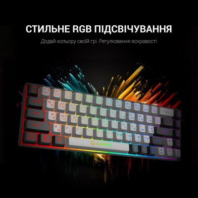 Клавиатура GamePro GK935 Wireless LED Black (GK935) | Зображення 3