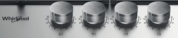 Варочная поверхность Whirlpool газовая TKRL661IXEU | Зображення 3