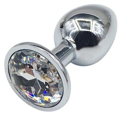 Анальна пробка з кристалом із медичної сталі (Розмір S) | Зображення 3