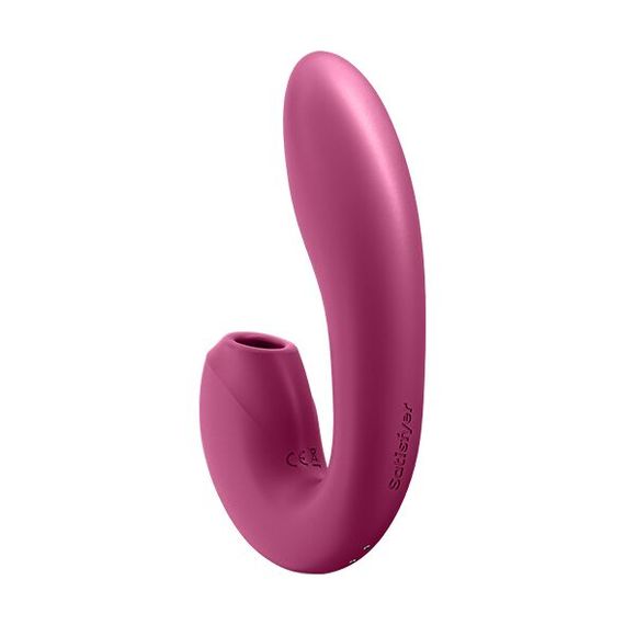 Вакуумний смарт вібратор Satisfyer Sunray, Червоний | Зображення 4