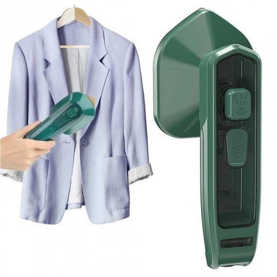 Праска міні з відпарювачем 2 в 1 Dry Iron With Spray FZ-688 30 Вт зелений | Зображення 4