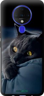 Чохол на Tecno Spark 6 KE7 Димчастий кіт "825b-2418-2448"