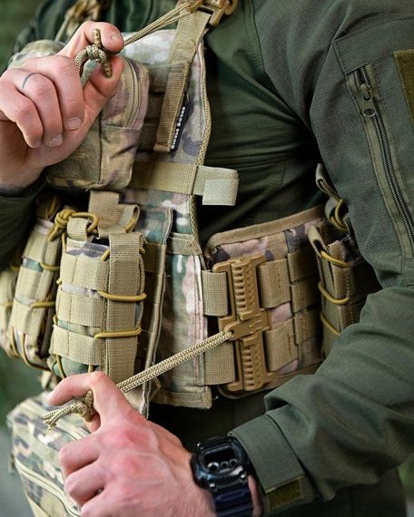 Плитоноска 4 точки быстрый сброс ONYX  Single sword мультикам ПП7560 | Зображення 5