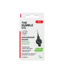 Браш інтердентальний Humble (PBID89002) з кукурудзяного крохмалю, розмір 2, червоний, 6 шт.