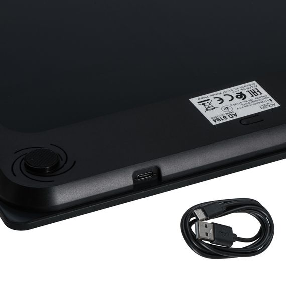 Весы напольные электронные стеклянные аккумуляторные Adler AD 8194 stripes до 180 кг с высокой точностью | Зображення 1