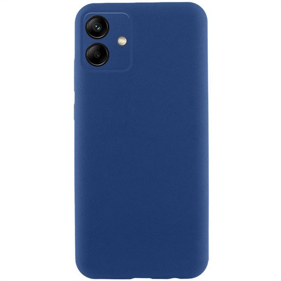 Чохол TPU GETMAN Liquid Silk Full Camera для Samsung Galaxy A06 Синій / Navy Blue