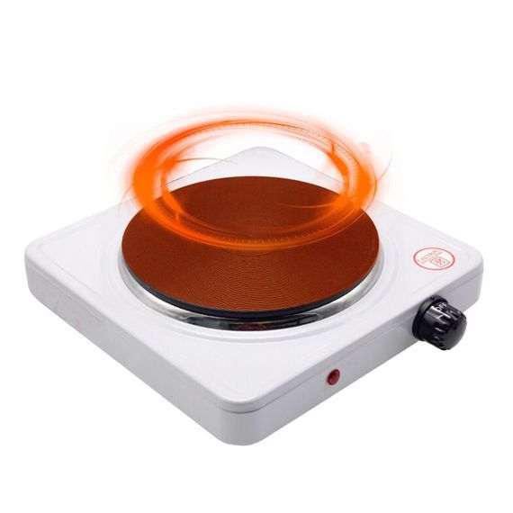 Плита електрична 1000W, на одну конфорку, H-002F / Настільна електроплита | Зображення 4