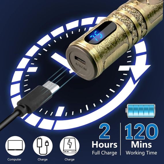 Машинка для стриження волосся, Професійна, акумуляторна з Т-подібним лезом | Зображення 3