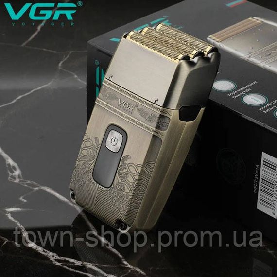 Профессиональная электробритва Шейвер VGR V-335 Shaver с тремя ножевыми блоками | Зображення 9