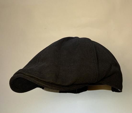 Вінтажний модний однотонний берет Ivy Cap Чорний | Зображення 3