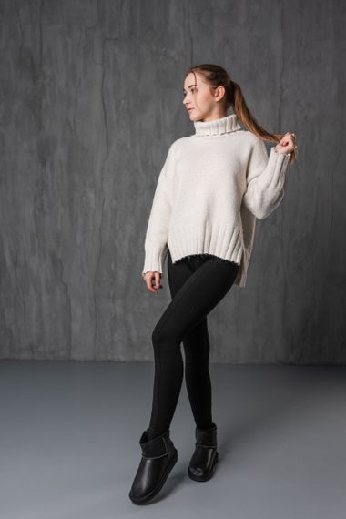 Угги женские Fashion Dahlia 3827 36 размер 235 см Черный | Зображення 8