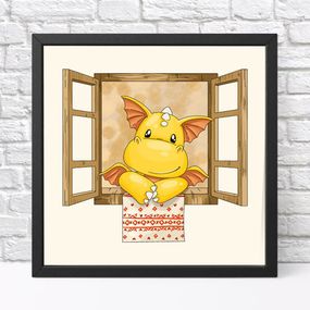 Постер в рамке Светлых праздников 30x30 см