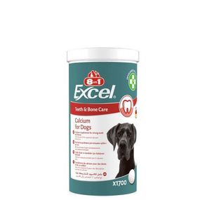 Вітаміни 8in1 Excel Calcium для цуценят і дорослих собак, для зубів і кісток, кальцій, 1700 шт.