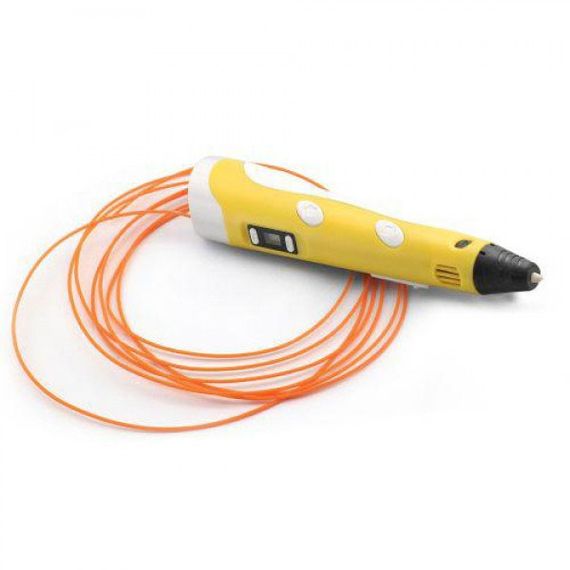 3d ручка с дисплеем 3D ручка Smart 3D Pen 2 желтая / Качественная GQ-169 3d ручка | Зображення 3