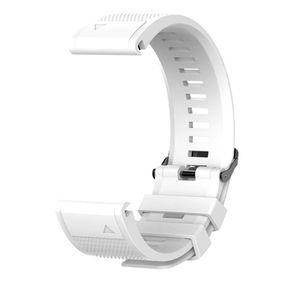 Силіконовий ремінець Primo для годинника Garmin Fenix 7 / Fenix 7 Pro / Fenix 8 47mm / Fenix E - White