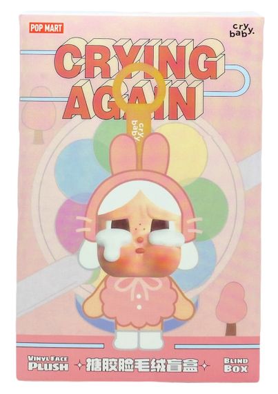 Лялька плаче Crying again м'яка іграшка брелок 13 см сюрприз секретний колір з ремінцем TikTok тренд | Зображення 5