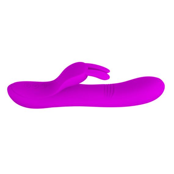 Вибратор-кролик BAILE PRETTY LOVE Dylan, фиолетовый, 8.38" / 21,3 см Sex Aura | Зображення 3