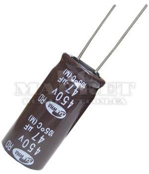 47mkf - 400v  RD 16*31  SAMWHA, 105°C конденсатор електролітичний | Зображення 2