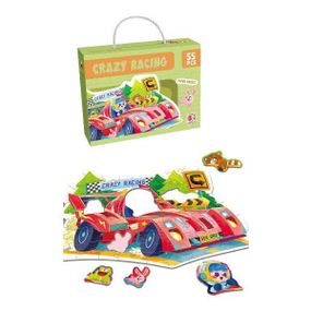 Пазлы Лесные гонки 55 деталей 88737 Crazy Racing